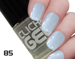 CEG85  VERNIZ CLICHE EFEITO GEL  11ML – COR 85 (6 UND)