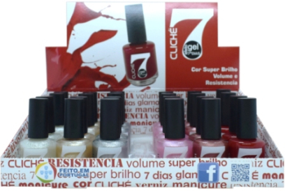 7DS002  VERNIZ CLICH 7DIAS 15ML X  24UND  SORT 002
