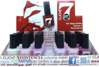 7DS009  VERNIZ CLICH 7DIAS 15ML X  24UND  SORT 009
