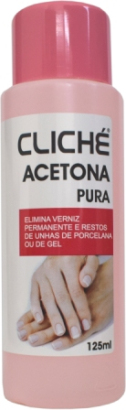 49006  ACETONA PURA 125ML CLICHE 12 UND