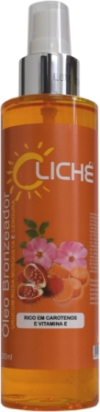 61OBRM  CLICHE OLEO BRONZEADOR URUCUM ROSA MOSQUETA E CENOURA 200ML