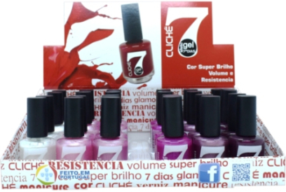 7DS007  VERNIZ CLICH 7DIAS 15ML X  24UND  SORT 007