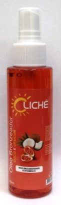 61OBC100  CLICHE OLEO BRONZEADOR URUCUM E COCO 100ML