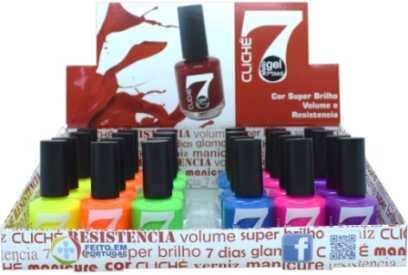 7DS003  VERNIZ CLICH 7DIAS 15ML X  24UND  SORT 003